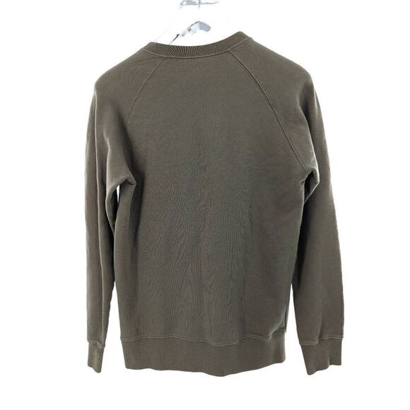 Ron Dorff Mens Statement Sweatshirt Crew Neck  khaki green Large - Picture 2 of 9